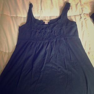 Ann Taylor Loft Navy stretchy dress. Large.